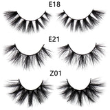 FOXESJI Makeup Eyelashes 3D Mink Eye Lashes Fluffy Soft Wispy Natural Lashes Extension Reusable Fake Lashes False Eyelashes