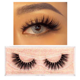 FOXESJI Makeup Eyelashes 3D Mink Eye Lashes Fluffy Soft Wispy Natural Lashes Extension Reusable Fake Lashes False Eyelashes