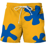 3D Patrick Star Swim Shorts Quick Dry Beachwear Unisex