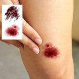 Halloween Scary Fake Scar Temporary Tattoo - Bloody Scratches Sticker