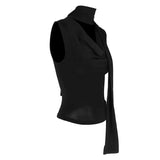 Summer New Women's Sexy Sleeveless V-Neck Lady Top Fashion