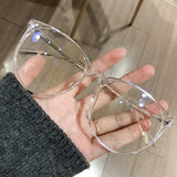 Unisex Square Blue Light Blocking Glasses for Computer Use