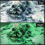 Halloween Glow in Dark Fake Cobwebs, Spider-Stretchy Spooky Web Decor