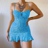 Women's Floral Slip Dress Casual Summer Homewear Style