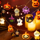 Halloween LED Pumpkin String Lights Outdoor Hanging Decor Garland