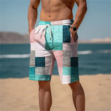 3D Patrick Star Swim Shorts Quick Dry Beachwear Unisex