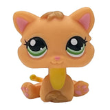 Rare pet toy Mini Stands Short Hair Kitten Old Figures Collection Original Bobble head toy lps