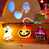 Halloween LED Pumpkin String Lights Outdoor Hanging Decor Garland