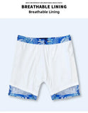 Loose Men's Surfing Beach Pants Double Layer  for Summer