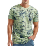 Men's Oversized T-Shirts Summer Fashion  Round Neck T-Shirt