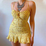 Women's Floral Slip Dress Casual Summer Homewear Style