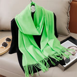Women's Winter Cashmere Scarf Warm Pashmina Shawl Wrap
