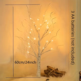 10FT Birch Branch Fairy Lights Warm White LED Christmas Decor