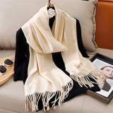 Women's Winter Cashmere Scarf Warm Pashmina Shawl Wrap