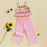 Infant Baby Girls Crocheted Flowers Toddler Summer Clothes