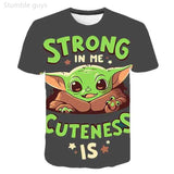 Men's Star Wars Anime Kids Boys Short Sleeve T-Shirt Casual