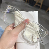 Unisex Square Blue Light Blocking Glasses for Computer Use
