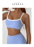 Women's Shock Absorbing Sports Bra Breathable Yoga Gym Top
