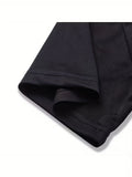 Men's summer fashion casual round-neck short-sleeved T-shirt
