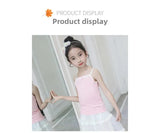 Floral Print Girls' Cotton Inner Wear Baby Clothing Tank Top