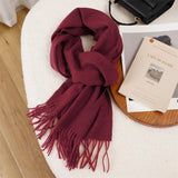 Women's Winter Cashmere Scarf Warm Pashmina Shawl Wrap