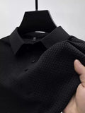 Men's Slim Fit Polo Shirt Casual Short Sleeve Summer Wear
