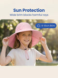 Children's sun hats for summer, baby sun protection hat