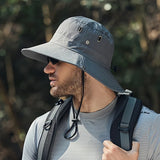 Adjustable Wide Brim Fishing Hat for Hiking and Camping