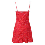 Women's Floral Slip Dress Casual Summer Homewear Style