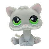 Rare pet toy Mini Stands Short Hair Kitten Old Figures Collection Original Bobble head toy lps