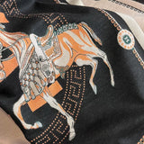 Luxury Winter Faux Cashmere Scarf Women fashionable Little horse thickened warm Shawl