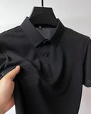 Men's Slim Fit Polo Shirt Casual Short Sleeve Summer Wear