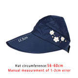 Fashion Wide Brim Sun Hat Anti-UV Beach Visor Cap Women