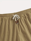 Men's Casual Pants & Beach Shorts, Breathable Textured Fabric