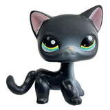 Rare pet toy Mini Stands Short Hair Kitten Old Figures Collection Original Bobble head toy lps