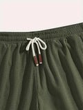 Men's Casual Pants & Beach Shorts, Breathable Textured Fabric