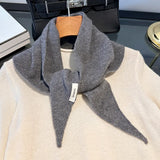 Womens Wool Winter Scarf Long Warm Cashmere Hijab Shawl Wrap