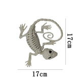 Halloween Animal Skeleton Bones Creepy Bat Mouse Lizard Decor Props