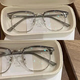 Unisex Square Blue Light Blocking Glasses for Computer Use