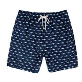 Summer Swimming Shorts Men Printing Fashion Polyester Swimsuit