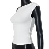 Women Slim Fit Off Shoulder Summer Crop Top T-Shirt