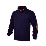 Men’s Stand Collar Half-Zip Sweatshirt – Warm Long Sleeve Pullover