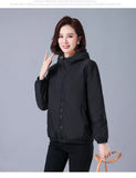 Winter Women’s Thicken Jacket Korean Velvet Thickening Hooded Cotton Padded Warm Waterproof Coats Casual Light Short Outerwears