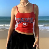 Y2K Five-Star Brazil Graphic Baby Tee Women's Crop Tops Y2K