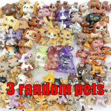 Rare pet toy Mini Stands Short Hair Kitten Old Figures Collection Original Bobble head toy lps