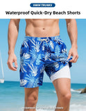 Loose Men's Surfing Beach Pants Double Layer  for Summer