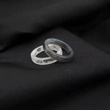 2Pcs Resin Rings Aesthetic Women Teen Girl Stackable Ring