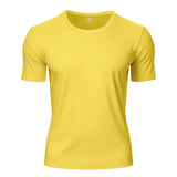 Men's Soft Cotton Dry-Fit Pull-On  Workout Crew Neck T-Shirts for Men (S-4XL Size)
