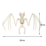 Halloween Animal Skeleton Bones Creepy Bat Mouse Lizard Decor Props