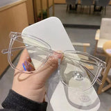 Unisex Square Blue Light Blocking Glasses for Computer Use